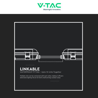 VT-1253 Tubo Plafoniera LED SMD 36W IP65 120cm V-Tac