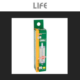 Lampadina LED R7s 14W Tubolare L118 SMD Dimmerabile