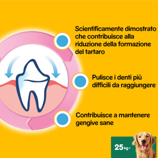 42 Stick per Igiene Orale del Cane Pedigree Dentastix Large