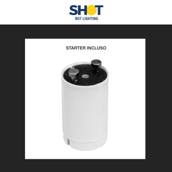 Tubo LED T8 G13 5,2W 60cm con Starter per Carni Bot Lighting Shot