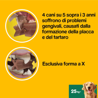 Dentastix Oral Care Large Pedigree per l'igiene orale del cane 21 Stick