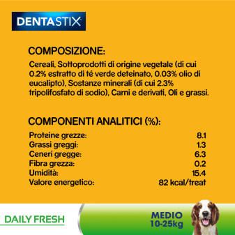 Dentastix Oral Care Medium Pedigree per l'igiene orale del cane 28 Stick