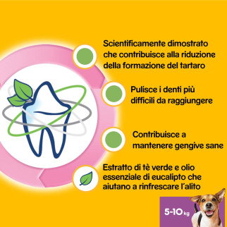 Dentastix Oral Care Small Pedigree per l'igiene orale del cane 35 Stick