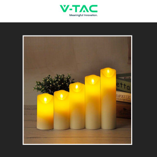 VT-7568 Lampada LED da Tavolo Effetto Candela 53x110mm V-Tac