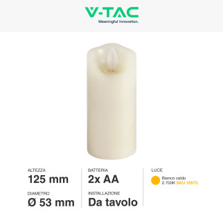 Lampada LED Tavolo Candela V-Tac VT-7568 - SKU 10573
