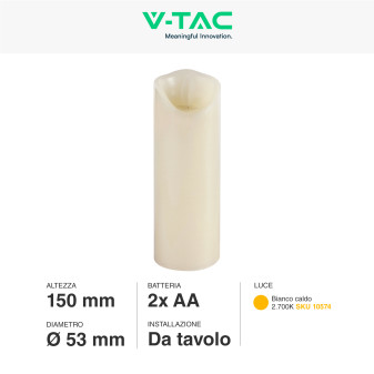 VT-7568 Lampada LED da Tavolo Candela V-Tac - SKU 10574