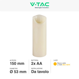 VT-7568 Lampada LED da Tavolo Candela V-Tac - SKU 10574
