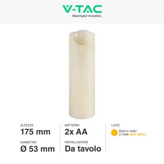 VT-7568 Lampada LED da Tavolo Candela V-Tac - SKU 10575