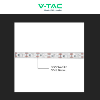 VT-2835 Striscia LED RGB con Pannello Solare e Telecomando 6W V-Tac