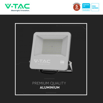 VT-44101 Faro LED 100W SMD Chip Samsung IP65 Nero V-Tac Pro