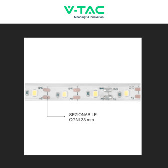 VT-2835 Striscia LED SMD con Pannello Solare e Telecomando 6W V-Tac