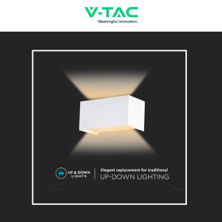Lampada LED da Muro 24W VT-8125 SMD Colore Bianco V-Tac