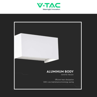 Lampada LED da Muro 24W VT-8125 SMD Colore Bianco V-Tac