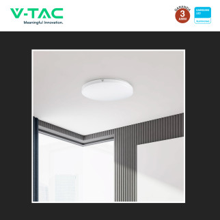VT-8033RD Plafoniera LED Rotonda 15W SMD Chip Samsung V-Tac