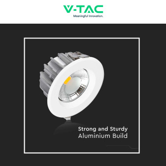 VT-26451 Faretto LED COB Rotondo da Incasso 40W Bianco V-Tac