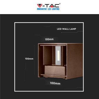 VT-759-12 Lampada LED da Muro 11W SMD Applique IP65 V-Tac
