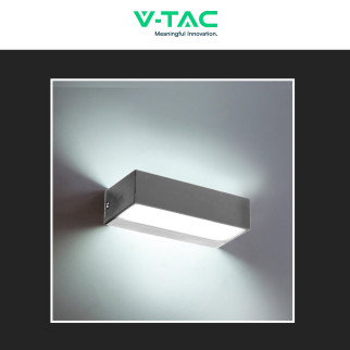 VT-8056 Lampada LED da Muro 9W SMD IP65 Colore Grigio V-Tac