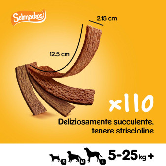 Snack Gusti Misti Carne Cani 110x Pedigree Schmackos Multi