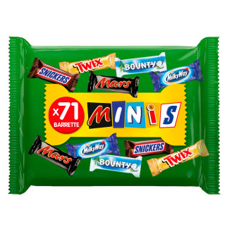 Snack Misti Mars Snickers Twix Bounty MilkyWay 1,4Kg Minis Mixed