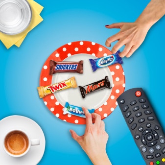 Snack Misti Mars Snickers Twix Bounty MilkyWay 1,4Kg Minis Mixed