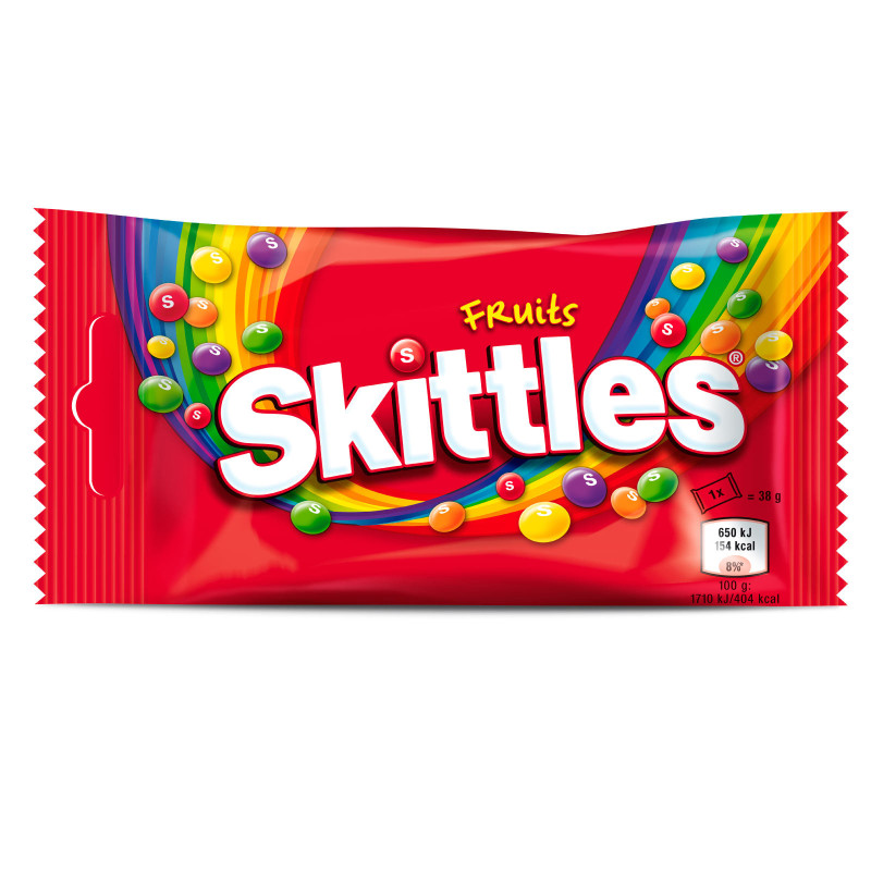 Fruits Caramelle alla Frutta Gusto Dolce 38g Skittles