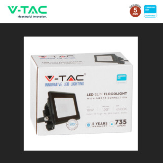 VT-118 Faro LED 10W SMD Chip Samsung IP65 V-Tac