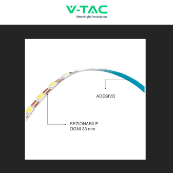 VT-2835-126 Striscia LED Flessibile 40W SMD 24V 5m V-Tac