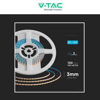 VT-2835-126 Striscia LED Flessibile 40W SMD 24V 5m V-Tac