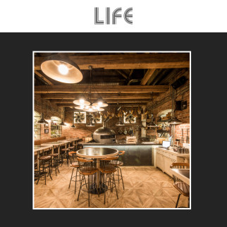 Lampadina LED E27 11W Globo G95 Filament in Vetro Milky Life