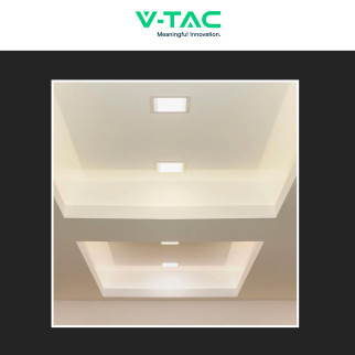 VT-3107 Mini Pannello LED SMD Quadrato 36W da Incasso con Driver V-Tac