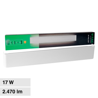 VT-821 Lampada LED da Muro 17W SMD IP44 Colore Bianco V-Tac