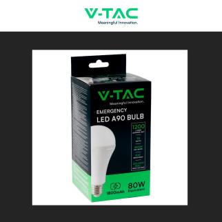 VT-51015 Lampadina LED E27 15W SMD Luce di Emergenza V-Tac