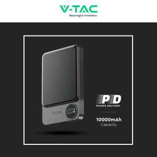 VT-100011 Power Bank 10000mAh Ricarica Rapida PD V-Tac