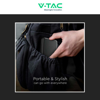 VT-100011 Power Bank 10000mAh Ricarica Rapida PD V-Tac