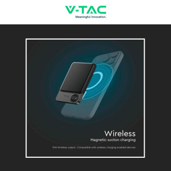 VT-100011 Power Bank 10000mAh Ricarica Rapida PD V-Tac