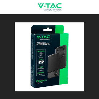 VT-100011 Power Bank 10000mAh Ricarica Rapida PD V-Tac
