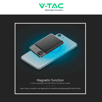 Power Bank 5000mAh Ricarica Rapida PD VT-50005 V-Tac