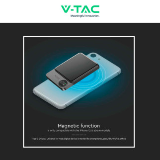 Power Bank 5000mAh Ricarica Rapida PD VT-50005 V-Tac