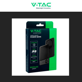 Power Bank 5000mAh Ricarica Rapida PD VT-50005 V-Tac