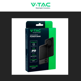 Power Bank 5000mAh Ricarica Rapida PD VT-50005 V-Tac