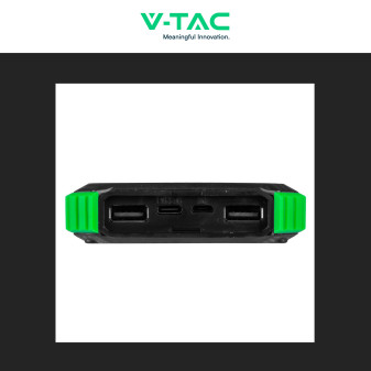 VT-11111 Power Bank 10000mAh Ricarica Wireless Nero V-Tac