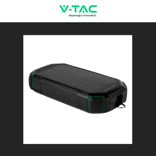 VT-33333 Power Bank 30000mAh Ricarica Wireless Nera V-Tac
