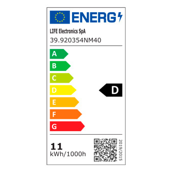 Lampadina LED E27 11W Goccia A60 Filament in Vetro Milky Life