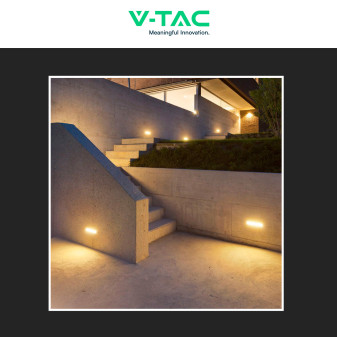 VT-8054 Lampada LED da Muro 12W SMD IP65 Colore Grigio V-Tac