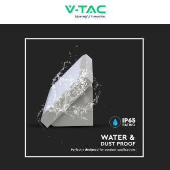 VT-8055 Lampada LED da Muro 20W SMD IP65 Colore Grigio V-Tac