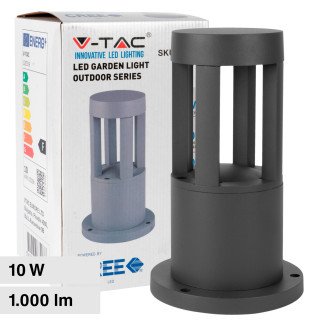 VT-830 Lampada LED Giardino 10W COB CREE Grigia IP65 V-Tac