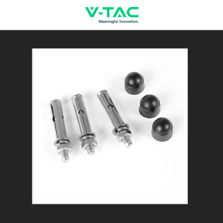 VT-830 Lampada LED Giardino 10W COB CREE Grigia IP65 V-Tac