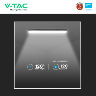 Tubo LED Plafoniera VT-150048 48W SMD Samsung IP65 V-Tac