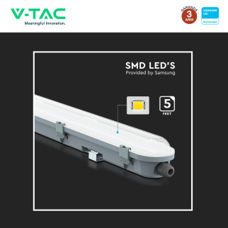 VT-150048 Tubo LED Plafoniera 48W SMD Samsung IP65 V-Tac