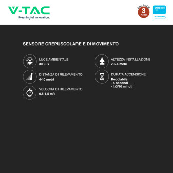 VT-150148S Tubo LED Plafoniera 48W Samsung SMD IP65 V-Tac